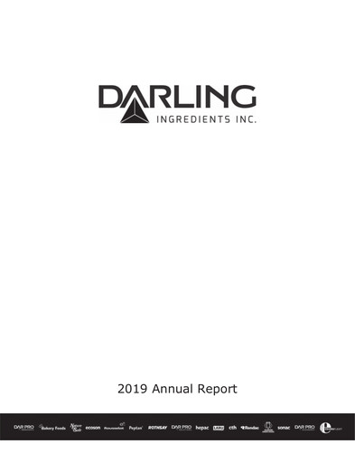 Thumbnail Darling Ingredients
 Annual Report 2019