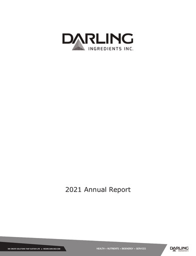 Thumbnail Darling Ingredients
 Annual Report 2021