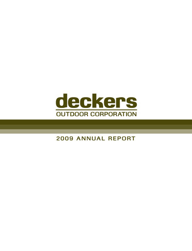 Thumbnail Deckers Brands Annual Report 2009