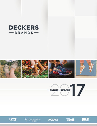 Thumbnail Deckers Brands Annual Report 2016-2017