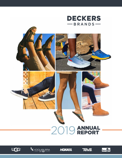 Thumbnail Deckers Brands Annual Report 2018-2019