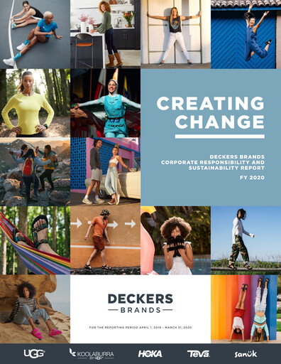 Thumbnail Deckers Brands Sustainability Report 2019-2020
