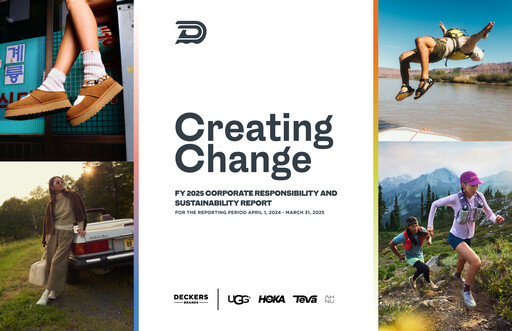 Miniature Deckers Brands Rapport de durabilité fy2025