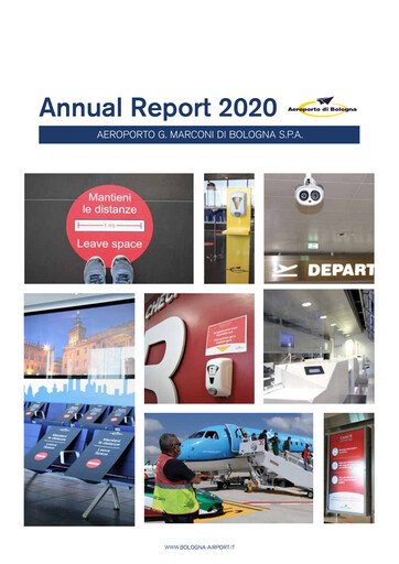 Thumbnail Aeroporto G. Marconi Bologna Annual Report 2020