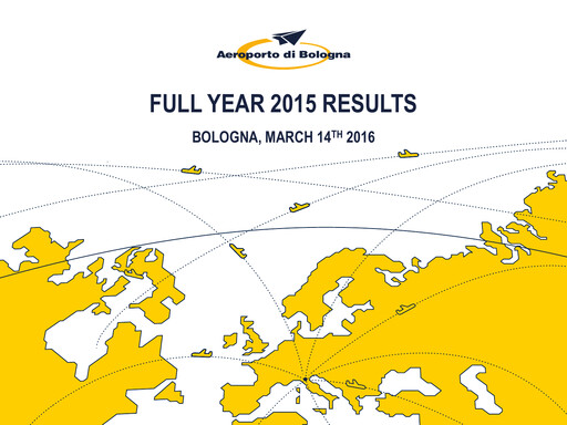Miniature Aeroporto G. Marconi Bologna Rapport financier 2015