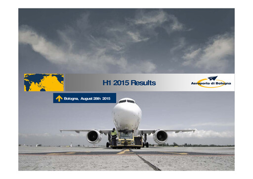 Thumbnail Aeroporto G. Marconi Bologna Half-year Report 2015-h1