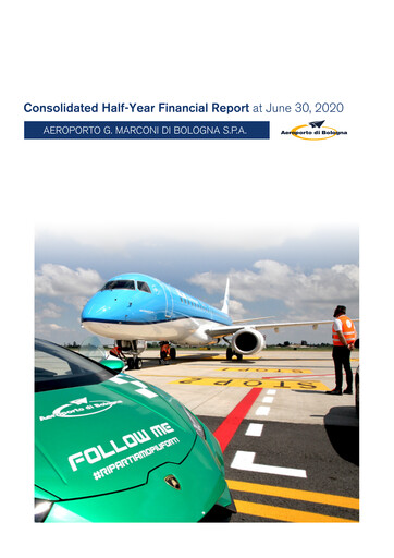Thumbnail Aeroporto G. Marconi Bologna Half-year Report 2020