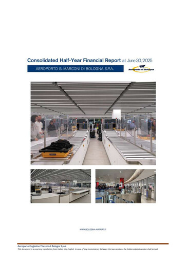 Thumbnail Aeroporto G. Marconi Bologna Half-year Report 2025