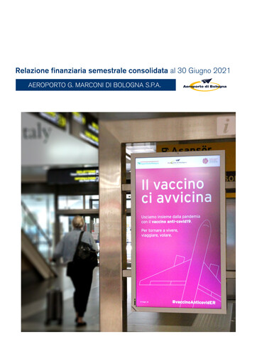 Thumbnail Aeroporto G. Marconi Bologna Half-year Report 2021-h1