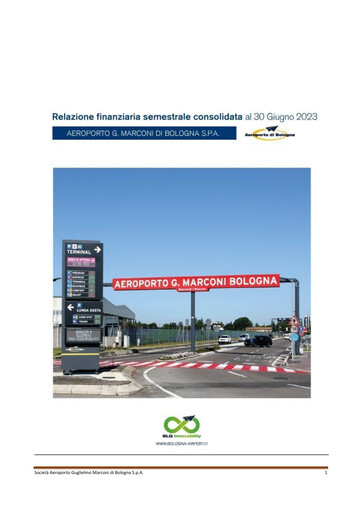 Thumbnail Aeroporto G. Marconi Bologna Half-year Report 2023-h1