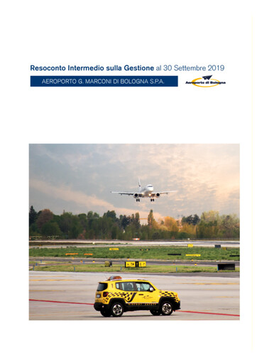 Vorschaubild Aeroporto G. Marconi Bologna Quartalsbericht 2019-q3