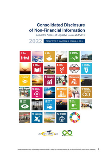 Thumbnail Aeroporto G. Marconi Bologna Sustainability Report 2022