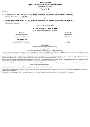 Thumbnail Delek US Quarterly Report 2017-q2