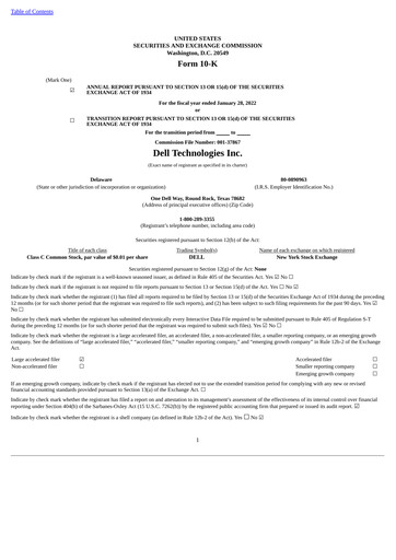 Thumbnail Dell Annual Report 2022