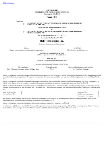Thumbnail Dell Quarterly Report 2026-q2