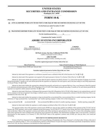 Thumbnail Adobe Annual Report 2015