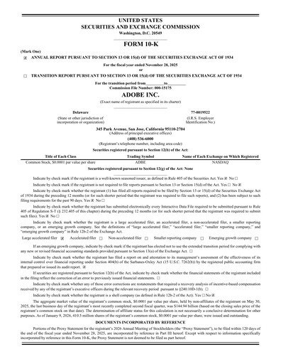 Thumbnail Adobe Annual Report 2025