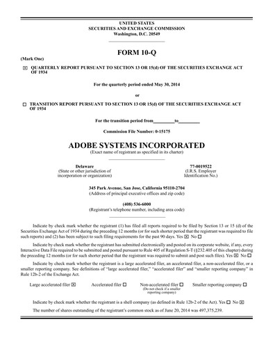 Thumbnail Adobe Quarterly Report 2014-q2