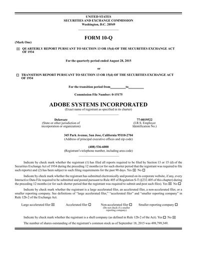 Thumbnail Adobe Quarterly Report 2015-q3