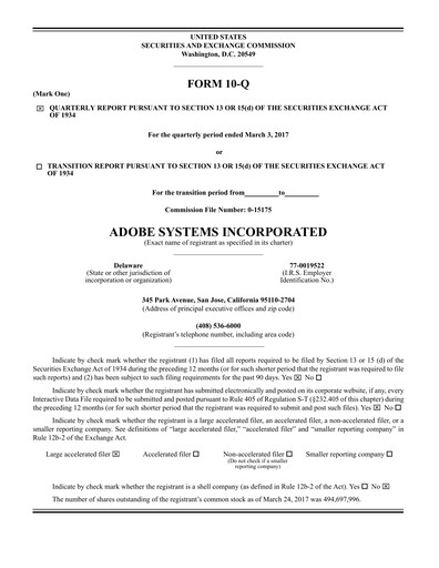 Thumbnail Adobe Quarterly Report 2017-q1