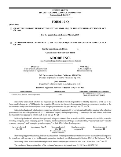 Thumbnail Adobe Quarterly Report 2019-q2
