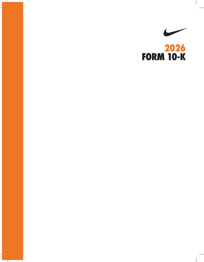 Thumbnail Nike Annual Report 2026