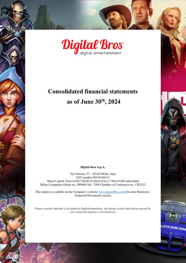 Thumbnail Digital Bros Financial Statement 2023-2024