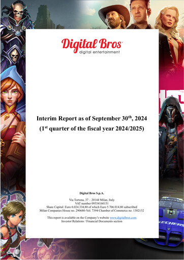 Thumbnail Digital Bros Quarterly Report 2024-2025-q1