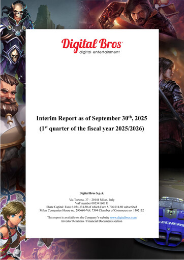 Thumbnail Digital Bros Quarterly Report 2025-2026-q1