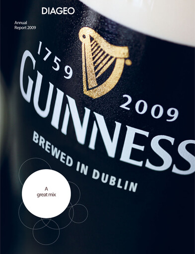 Thumbnail Diageo Annual Report 2009