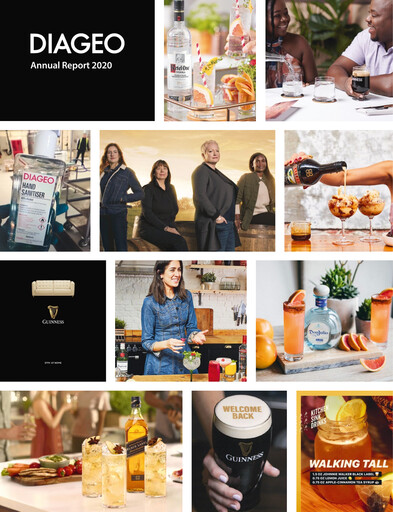 Thumbnail Diageo Annual Report 2020