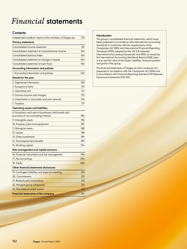 Thumbnail Diageo Financial Statement 2024