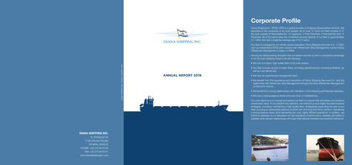 Miniature Diana Shipping Rapport annuel 2019