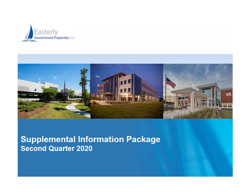 Thumbnail Easterly Government Properties Quarterly Report 2020-q2