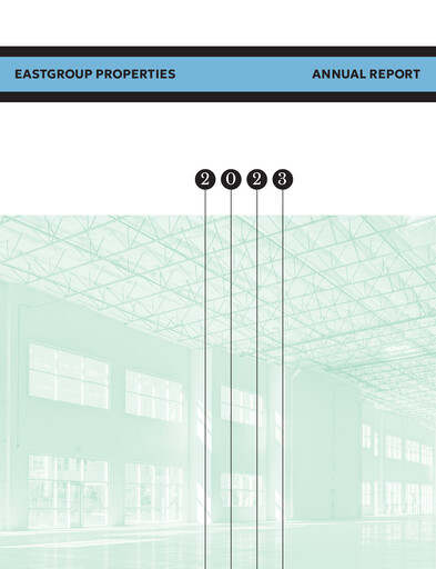 Thumbnail EastGroup Properties Annual Report 2023