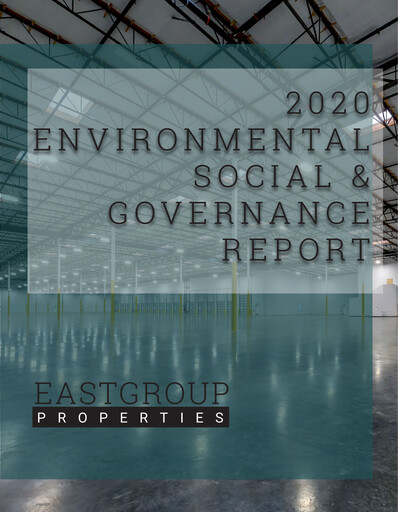 Thumbnail EastGroup Properties ESG Report 2020