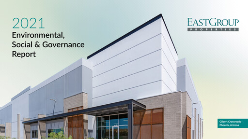 Thumbnail EastGroup Properties ESG Report 2021