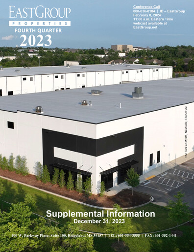 Thumbnail EastGroup Properties Quarterly Report 2023-q4