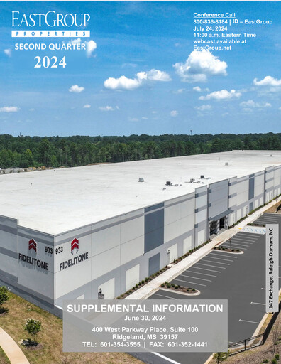 Thumbnail EastGroup Properties Quarterly Report 2024-q2