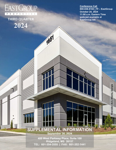 Thumbnail EastGroup Properties Quarterly Report 2024-q3
