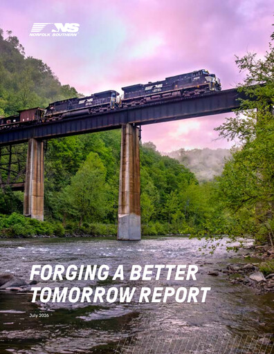 Miniature Norfolk Southern Rapport ESG 2026