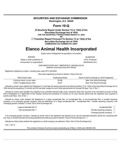 Thumbnail Elanco Quarterly Report 2020-q1