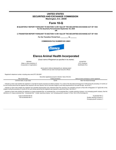 Thumbnail Elanco Quarterly Report 2025-q3