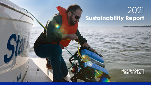 Thumbnail Northrop Grumman Sustainability Report 2021