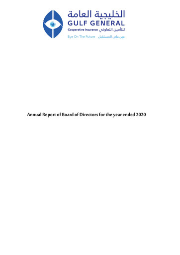 Thumbnail Gulf General Cooperative Insurance Company Annual Report 2020