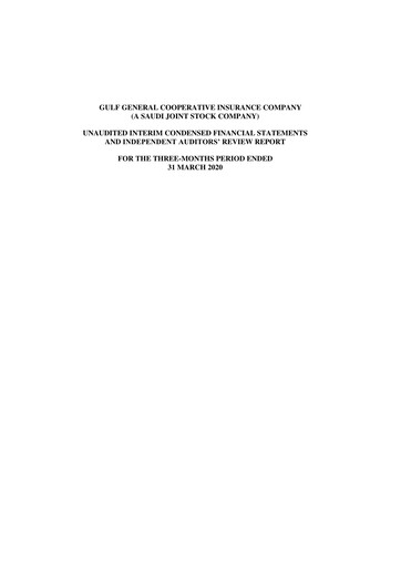 Thumbnail Gulf General Cooperative Insurance Company Quarterly Report 2020-q1