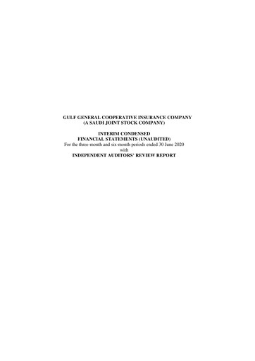 Thumbnail Gulf General Cooperative Insurance Company Quarterly Report 2020-q2
