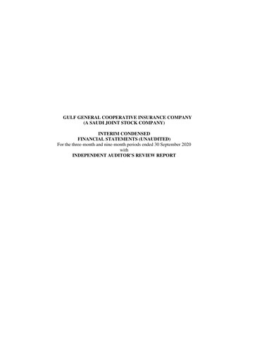 Thumbnail Gulf General Cooperative Insurance Company Quarterly Report 2020-q3