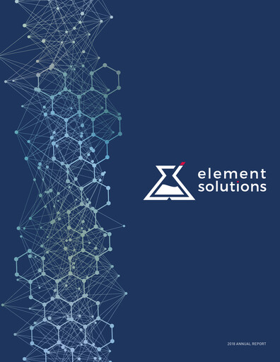 Thumbnail Element Solutions Annual Report 2018