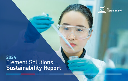 Thumbnail Element Solutions Sustainability Report 2024